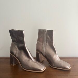 Free People Sierra Metallic Ankle Boots
